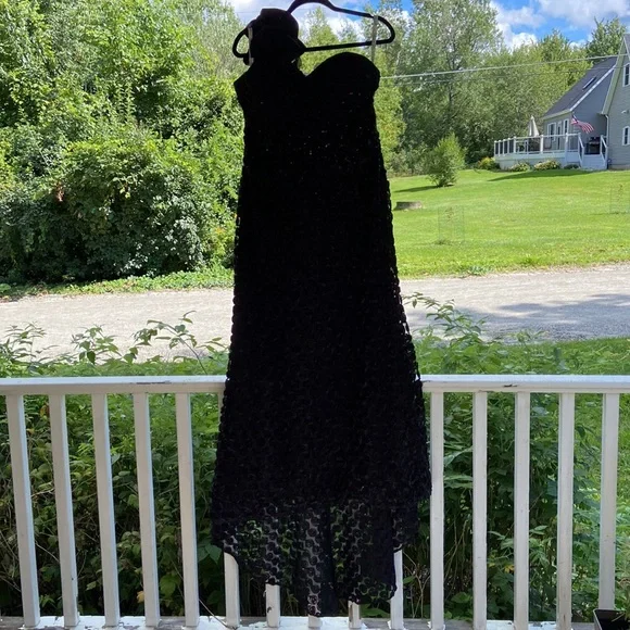 Ivonne D for Mon Cheri One-Shoulder Dress Mermaid Gown Women's Size 16